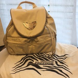 Roberto Cavalli Freedom beige backpack